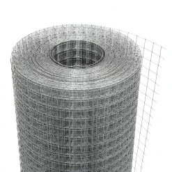 ECD Germany Volierendraht Silber aus Stahl 25m - Grau - 28 x 100 x 2500 cm -Günstiges Deko Geschäft 702df025f5874b288d4a7a775600e23f
