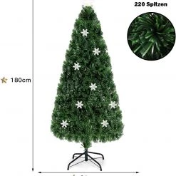 Costway 180cm LED Künstlicher Weihnachtsbaum -Günstiges Deko Geschäft 708f59d552264bbb882af8e737b68fef