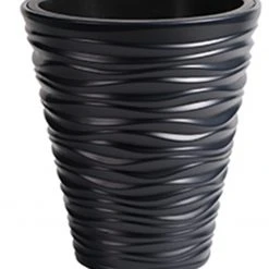 Flowforia Kübel Sand mit Einsatz rund konisch