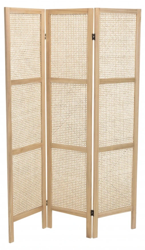 Macabane Paravent aus Rohrgeflecht 3 Macabane Paravent aus Rohrgeflecht