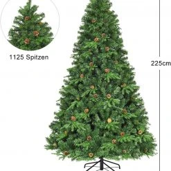 Costway 225cm LED Künstlicher Weihnachtsbaum -Günstiges Deko Geschäft 73e1f6208f2c43ab9a4b1ae8e4344f2e