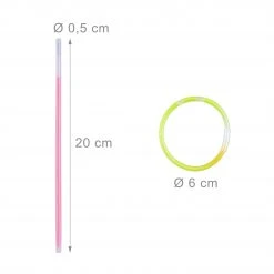 Relaxdays 100 x Knicklichter mit Verbindern -Günstiges Deko Geschäft 7748d3f7fd4f4e5bb546dece4e0933f4 2