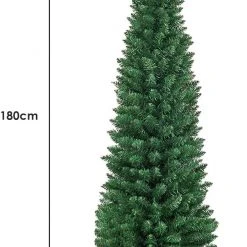 Costway 180cm Künstlicher Weihnachtsbaum -Günstiges Deko Geschäft 77792057607148ffaa956274af934a71