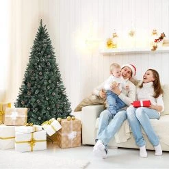 Costway 180cm Künstlicher Weihnachtsbaum 12 Costway 180cm Künstlicher Weihnachtsbaum -Günstiges Deko Geschäft 77809f8479b84bfd81e8026205d84148