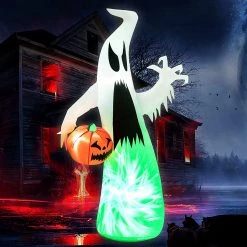 Costway Aufblasbarer Halloween-Geist -Günstiges Deko Geschäft 786c46459f314814b1fccb524a8e6414