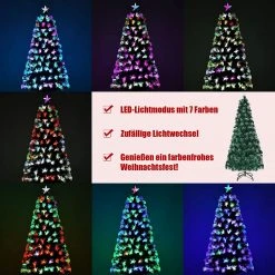 Costway 180cm LED Künstlicher Weihnachtsbaum -Günstiges Deko Geschäft 791e5952780e42bf8f24c223eed2da3e