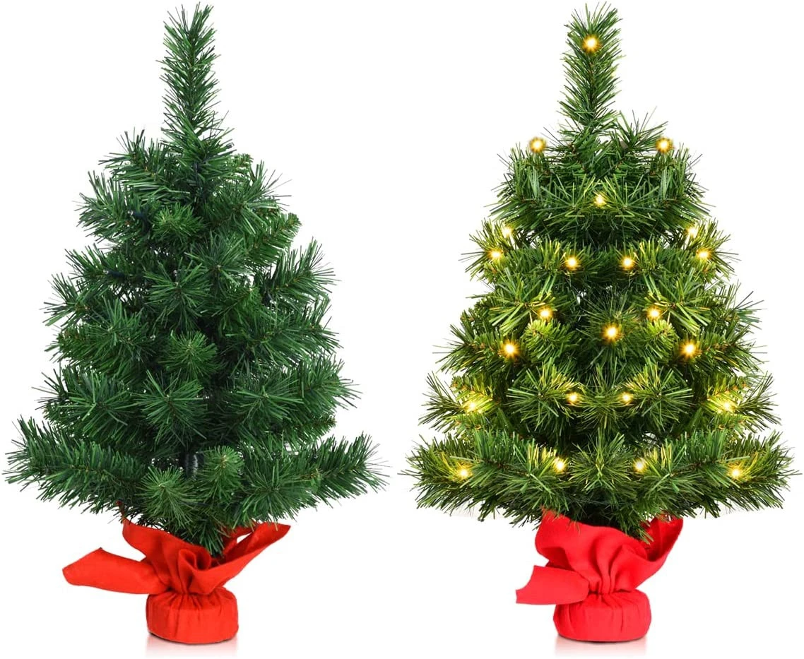 Costway 60cm LED Künstlicher Weihnachtsbaum 3 Costway 60cm LED Künstlicher Weihnachtsbaum