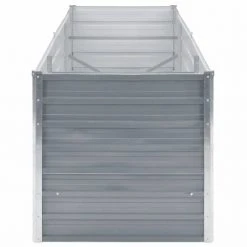 VidaXL Garten-Hochbeet Verzinkter Stahl Grau - vidaXL Garten-Hochbeet Verzinkter Stahl 240x80x77 cm Grau -Günstiges Deko Geschäft 7a2171e7fa844007a32c43a607dc169c