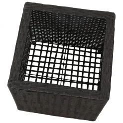 VidaXL Garten-Hochbeet 3-tlg. Poly Rattan - vidaXL Garten-Hochbeet 3-tlg. Poly Rattan Schwarz -Günstiges Deko Geschäft 7a6cc7f4ebde412086ae36958f56d1f9