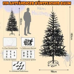 Costway 183cm Künstlicher Weihnachtsbaum -Günstiges Deko Geschäft 7a850ff05f8f4a25a8bbc3fd2f398144