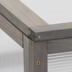 VidaXL Hochbeet - vidaXL Hochbeet mit Gewächshaus 110x54x120 cm Massivholz Tanne -Günstiges Deko Geschäft 7aaef8de87774ab192f98eaeec9db504