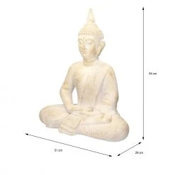 ECD Germany Buddha Figur 51x29x64 cm Beige/Grau 11 ECD Germany Buddha Figur 51x29x64 cm Beige/Grau -Günstiges Deko Geschäft 7d754909edfc4011a8c847f9f8233584