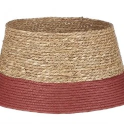 House of Seasons Weihnachtsbaumkorb Seegras - 50 x 50 cm - Durchmesser: 50 cm