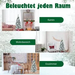 Costway 150cm Künstlicher Weihnachtsbaum -Günstiges Deko Geschäft 7e00b2691da44fcfab63174773e7fd25