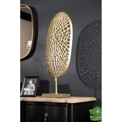 Macabane Dekoration Skulptur goldenes Aluminium -Günstiges Deko Geschäft 7ee20ed3586c43c48bb5fae1f3703c91