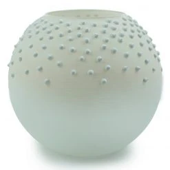 7ART Handbemalte Glasvase - Tischvase aus Glas 16 cm