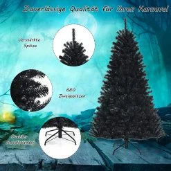 Costway 180cm LED Künstlicher Weihnachtsbaum -Günstiges Deko Geschäft 8140727646914dd09fd9c2be6b452a43