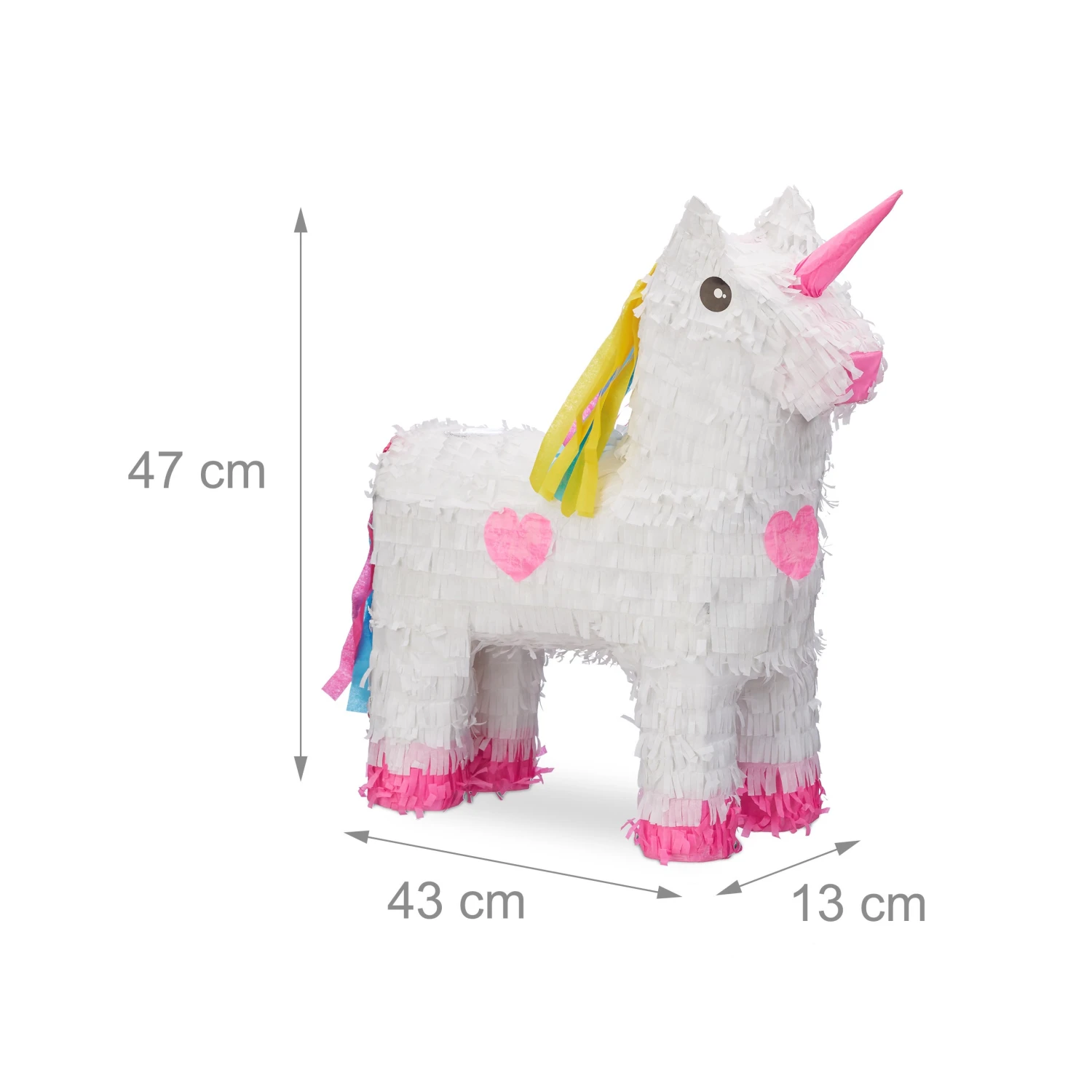 Relaxdays Pinata Einhorn 7 Relaxdays Pinata Einhorn – Bild 5