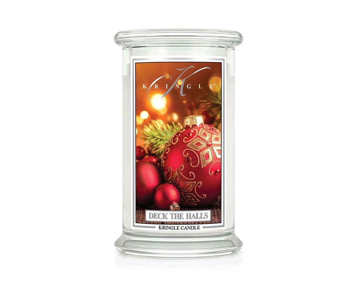 Kringle Candle Große Classic Candle Deck The Halls 3 Kringle Candle Große Classic Candle Deck The Halls