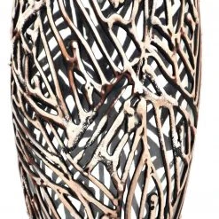 7ART Handbemalte Glasvase - Tischvase aus Glas 30 cm