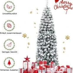 Costway 180cm Künstlicher Weihnachtsbaum -Günstiges Deko Geschäft 83154282246f40c0bfa2e218b509fdf9