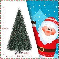 Costway 180cm Künstlicher Weihnachtsbaum 19 Costway 180cm Künstlicher Weihnachtsbaum -Günstiges Deko Geschäft 83d38c2a80ef4cb8b2c50da4f84c4a32