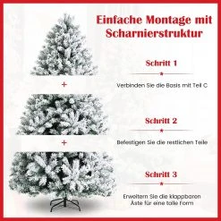 Costway 180cm Künstlicher Weihnachtsbaum 12 Costway 180cm Künstlicher Weihnachtsbaum -Günstiges Deko Geschäft 85926432893e48b1a67f69f5f614a5b1