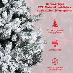 Costway 150cm Künstlicher Weihnachtsbaum -Günstiges Deko Geschäft 8708555fd35e405cadea9b5a1732053f