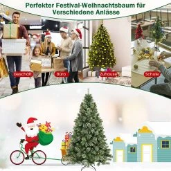 Costway 180cm künstlicher Weihnachtsbaum 18 Costway 180cm künstlicher Weihnachtsbaum -Günstiges Deko Geschäft 89aa549b77534ddc878119c25a74657c