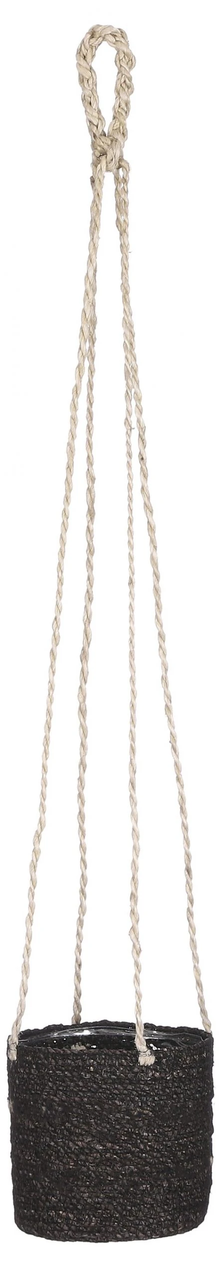 Mica Decorations Pflanzkorb Atlantic (2er-Set) - Schwarz - Kunststoff - Textil 4 Mica Decorations Pflanzkorb Atlantic (2er-Set) - Schwarz - Kunststoff - Textil – Bild 2