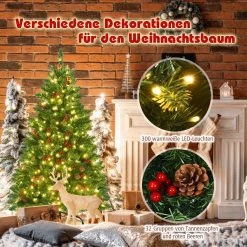 Costway 180cm Künstlicher Halber Weihnachtsbaum 12 Costway 180cm Künstlicher Halber Weihnachtsbaum -Günstiges Deko Geschäft 8a2b6438959b4b149ecfd5b9bdc5b3a8
