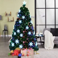 Costway 210cm LED Künstlicher Weihnachtsbaum 10 Costway 210cm LED Künstlicher Weihnachtsbaum -Günstiges Deko Geschäft 8a61cf8517204f8f8d0addf9c89aea20