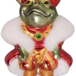 Krebs Glas Lauscha Frosch-Prinz 9cm aus Glas