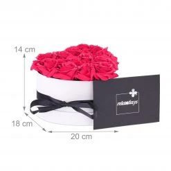 Relaxdays Weiße Rosenbox mit 13 Rosen -Günstiges Deko Geschäft 8c30d801f0db46f1848b777b3928f2fa