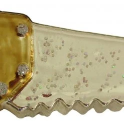 Krebs Glas Lauscha Handsäge 9cm aus Glas und handekoriert