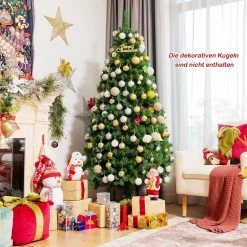 Costway 180cm Künstlicher Weihnachtsbaum 13 Costway 180cm Künstlicher Weihnachtsbaum -Günstiges Deko Geschäft 8e99234d19904cf7b9e0ce4a0b63ae83