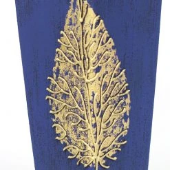 7ART Handbemalte Glasvase - Tischvase aus Glas 25 cm