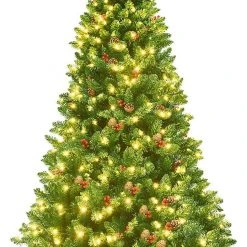 Costway 195cm LED Künstlicher Weihnachtsbaum