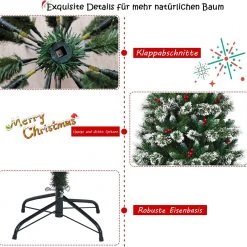 Costway 150cm Künstlicher Weihnachtsbaum -Günstiges Deko Geschäft 8f902932b2d04460a5751690635f66bc