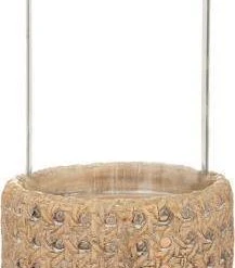 Atmosphera Créateur d'intérieur Windlicht aus Glas und Zement -Günstiges Deko Geschäft 912e12b79d0944f99b4cd875a4b88fd0