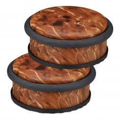 Relaxdays 2 x Türstopper Marmoroptik