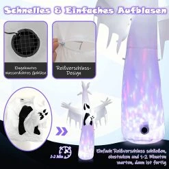 Costway Aufblasbarer Halloween-Geist -Günstiges Deko Geschäft 94849237acca4b46830db35c8d24945d