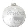 Krebs Glas Lauscha Silber 8cm Glaskugel Merry Christmas -Günstiges Deko Geschäft 94e45f655ccf44ecae0ead9f8a8cf8e3