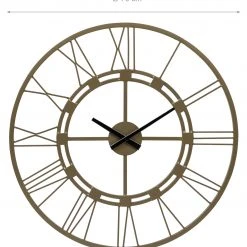 WOMO-DESIGN Wanduhr rund Ø 76cm AltGold aus Eisen - 76 x 76 cm -Günstiges Deko Geschäft 98374eaac7d14b02aba938a485ba3a8b.cropped 208 134 1582 1739.processed