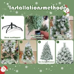 Costway 180cm Künstlicher Weihnachtsbaum -Günstiges Deko Geschäft 992d8078c36c418b94688bb09e429f3e