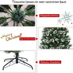 Costway 210cm Künstlicher Weihnachtsbaum -Günstiges Deko Geschäft 9af399d70ab84f69acd32edf4f2a69f4