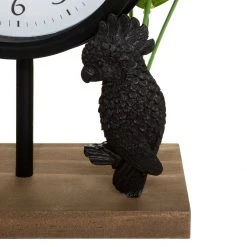 Atmosphera Créateur d'intérieur Tischuhr CUBA, Blätter-Optik -Günstiges Deko Geschäft 9c0eb72e42db4879a2a4db15102e0260