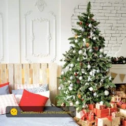 Costway 180cm Künstlicher Weihnachtsbaum -Günstiges Deko Geschäft 9c3b470957dd4890b45bf24aa4737560