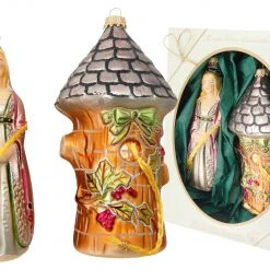 Krebs Glas Lauscha 14cm Märchenset Rapunzel aus Glas