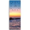 LegendArte Wanduhr - Sonnenuntergang auf dem Meer